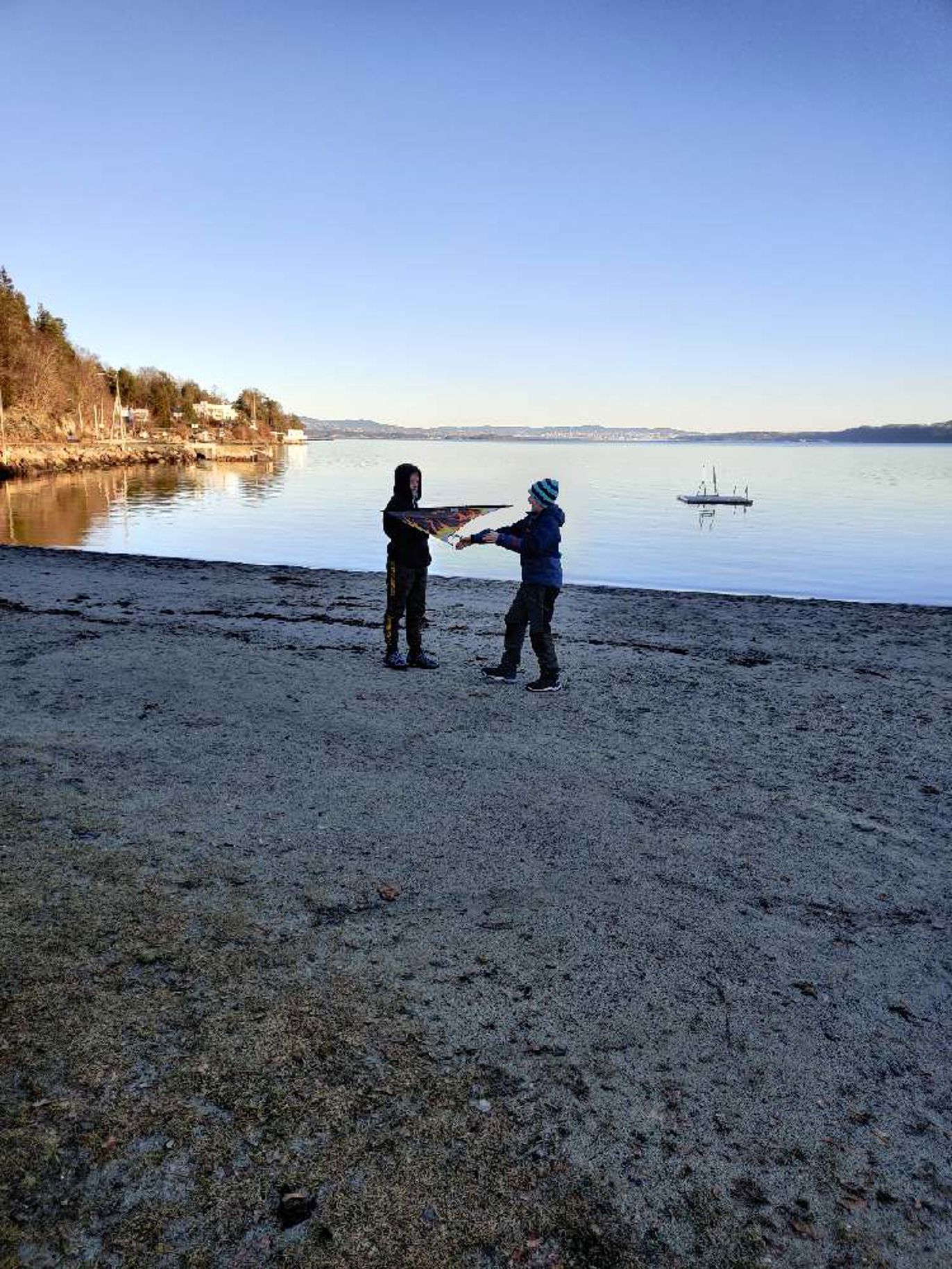 Strandaktivitet i januar Strandaktivitet i januar