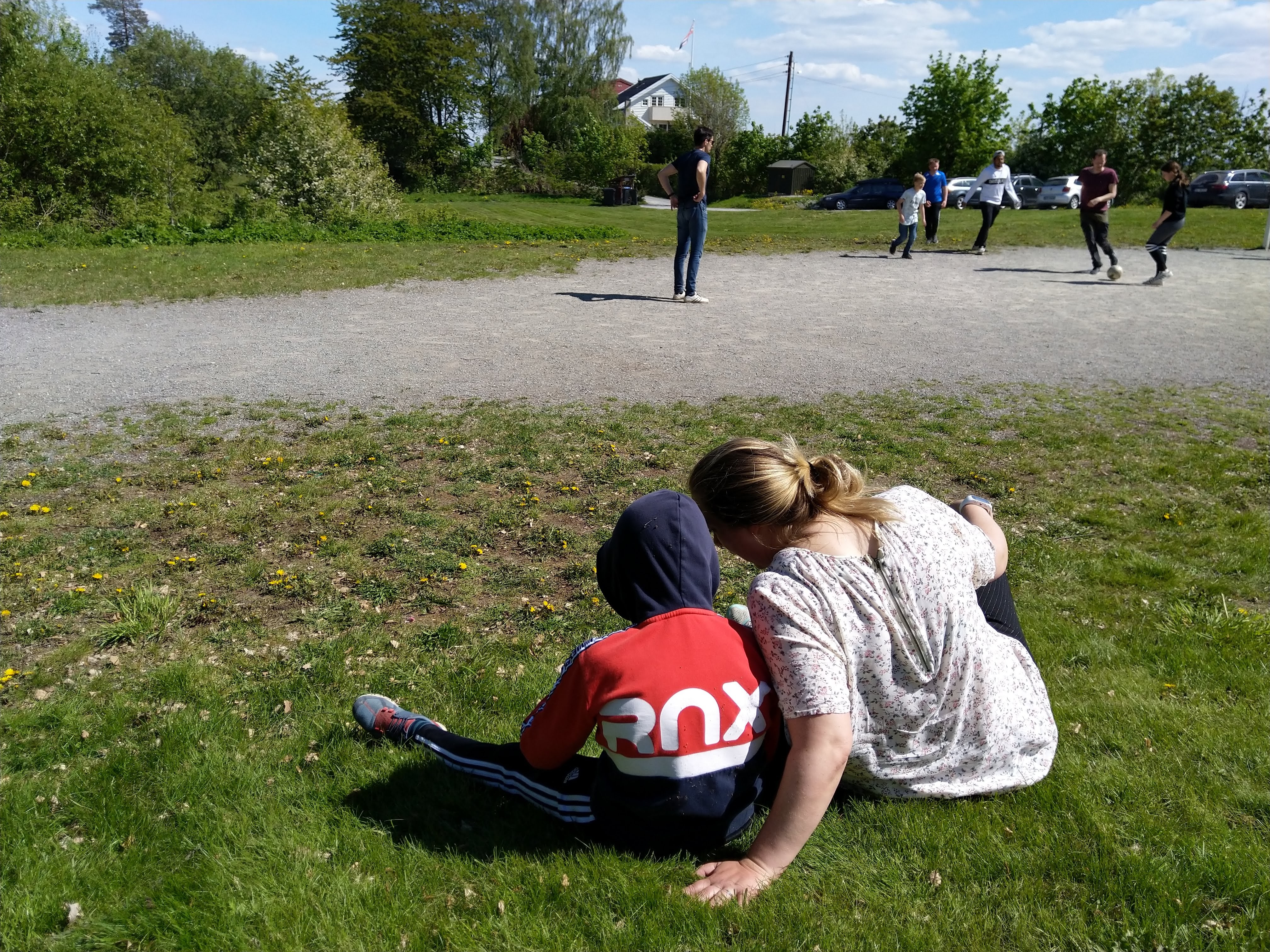 I skolegården