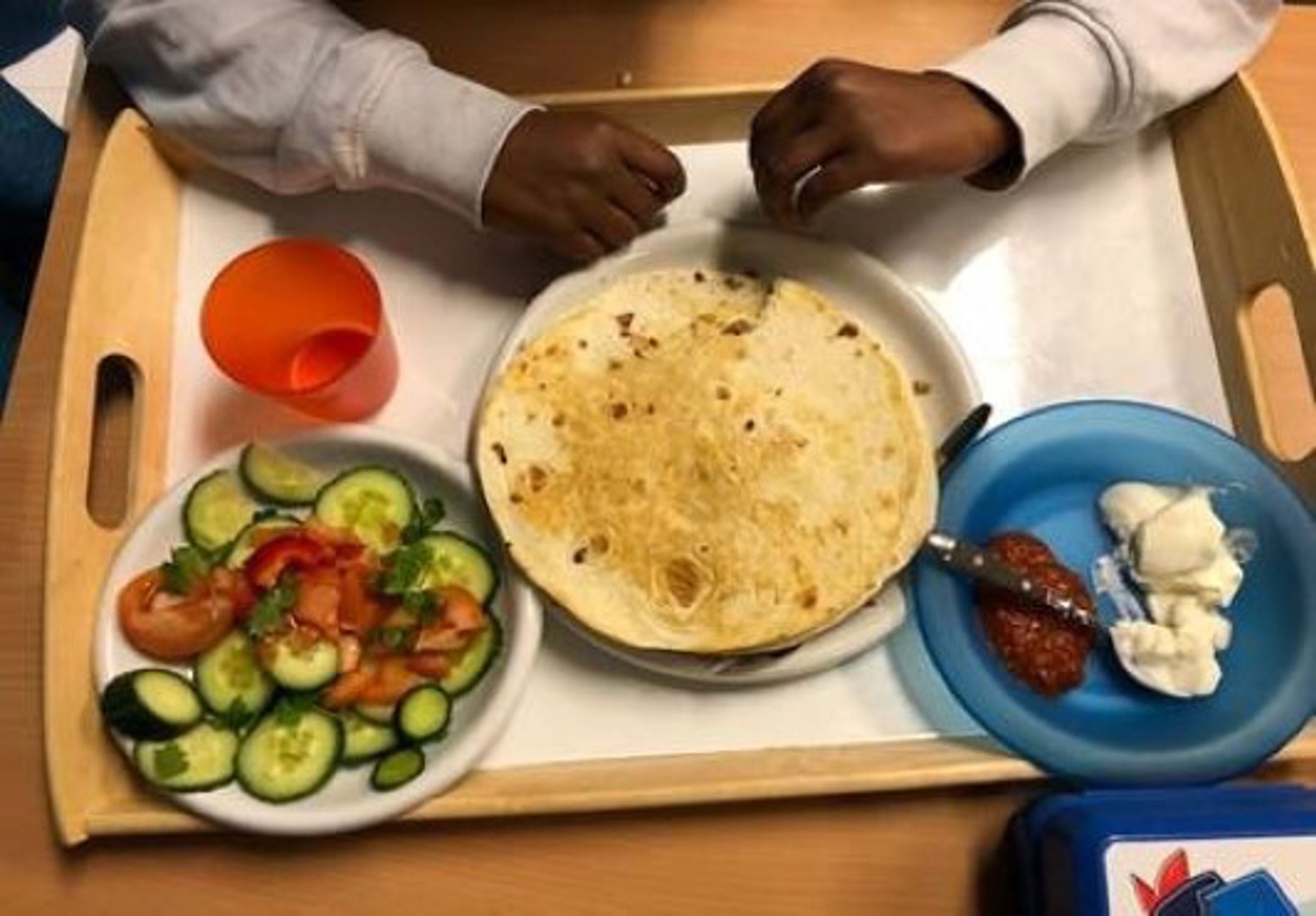 På skolekjøkkenet